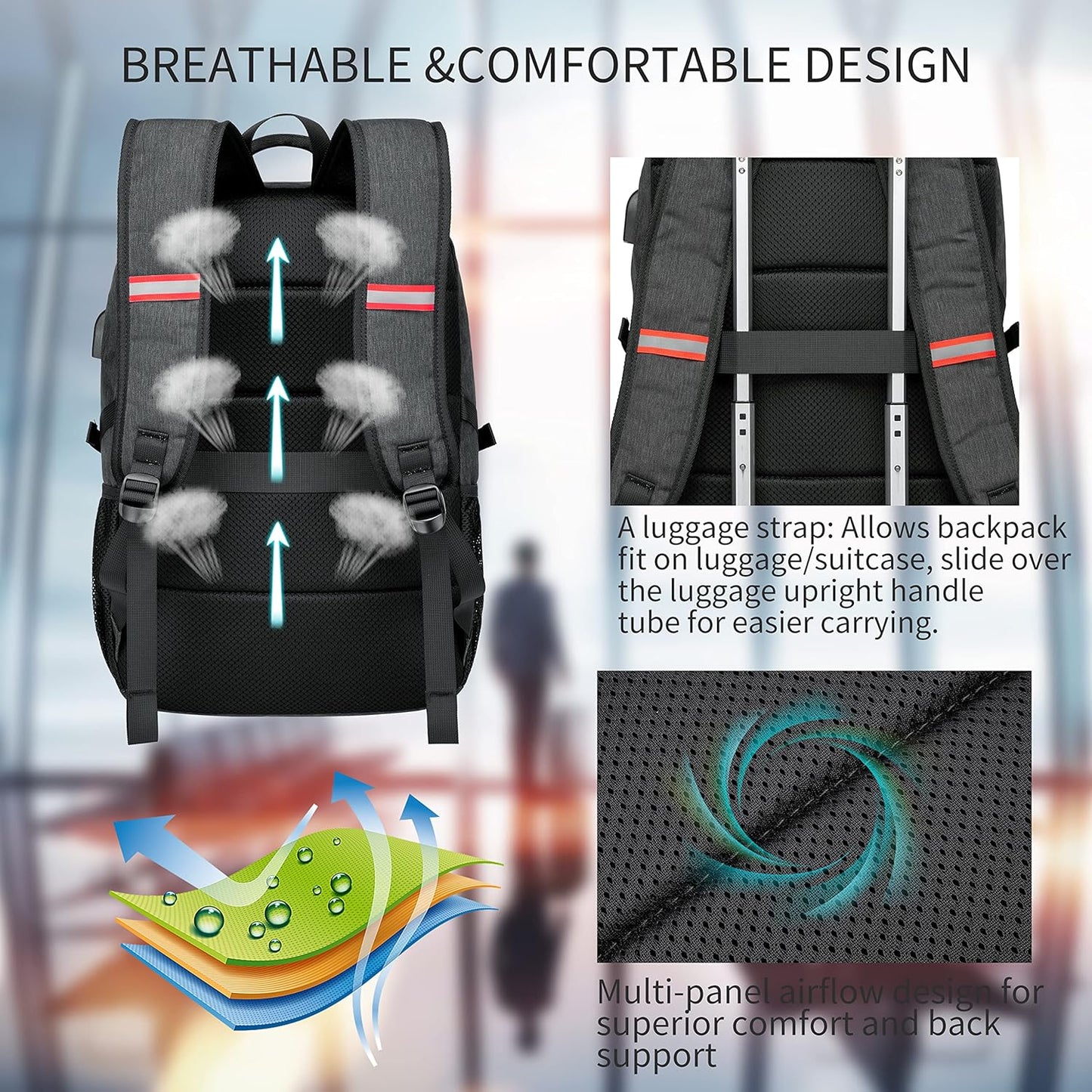 Laptop Backpack Travel Computer Backpack College Bookbag School Backpack