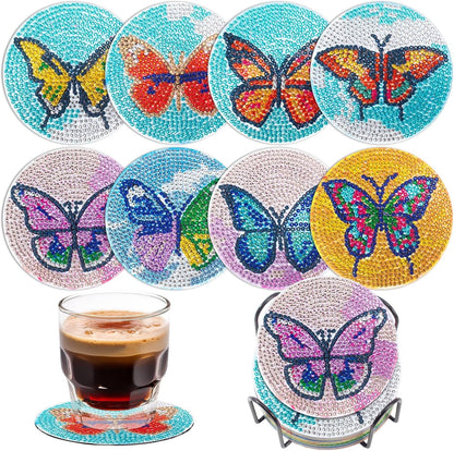 Purilite Select Cat Diamond Art Coasters Kit