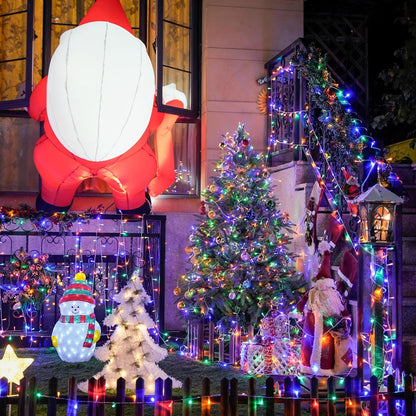 JMEXSUSS 66ft 200 LED Halloween Lights Outdoor, Orange String Lights Clear Wire, 8 Modes Orange Halloween Christmas String Lights Plug in for Tree Indoor Patio Garden Thanksgiving Decorations