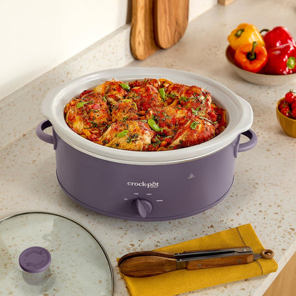 Crock-Pot Design Series 7-Quart Manual Slow Cooker, Purple Potato