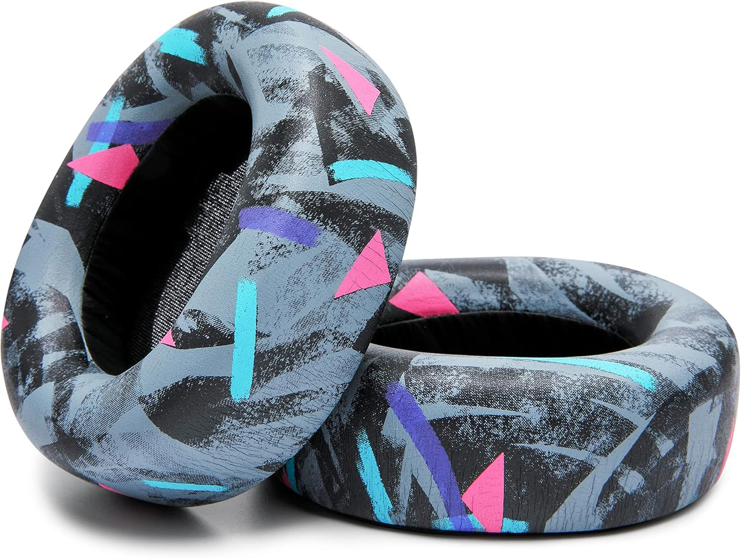 WC Upgraded Replacement Earpads for Steelseries Arctis Nova Pro Wireless Made by Wicked Cushions | Improved Durability, Thickness, Softer Leather, and Sound Isolation | 90's Black