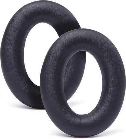 WC Wicked Cushions Upgraded Replacement Ear Pads for Bose QC35 & QC35ii (QuietComfort 35) Headphones & More - Softer Leather, Luxurious Memory Foam, Added Thickness, Extra Durability | Midnight Blue