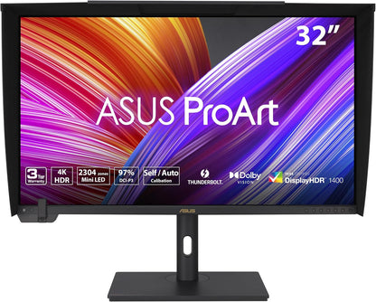 ASUS ProArt Display PA279CV 27” 4K HDR UHD (3840 x 2160) Monitor, IPS, 100% sRGB/Rec. 709, ΔE < 2, USB-C DisplayPort HDMI USB hub, Calman Verified, Eye Care, Tilt Pivot Swivel Height Adjustable
