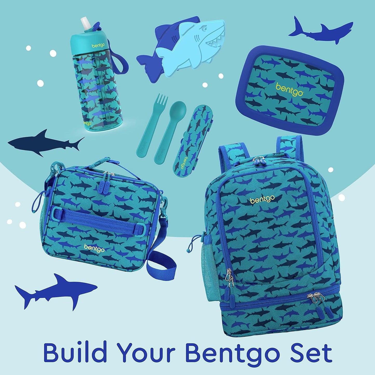 Bentgo Kids Prints 2-in-1 Backpack & Insulated Lunch Bag (Dinosaur)