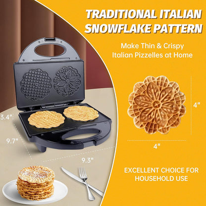 FineMade Mini Waffle Maker Machine, Small Waffle Bites Maker for Kids, Makes 8 x 2” Tiny Waffle Bites, Ideal for Breakfast, Snacks, Desserts and More