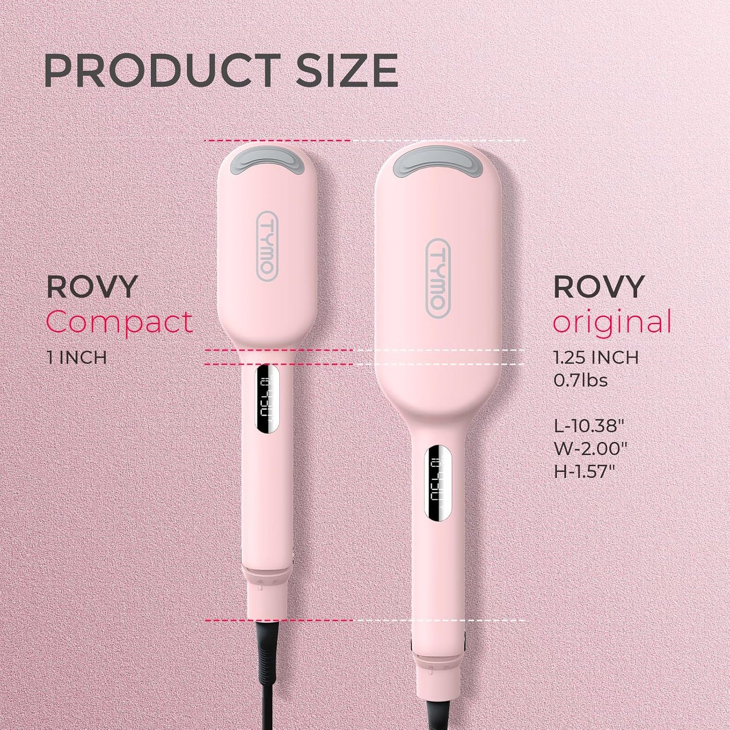 TYMO ROVY Hair Waver Curling Iron, 3-Barrel Ionic Hair Curler