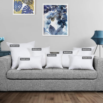 Utopia Bedding Throw Pillows Insert (Pack of 2, White) - 20 x 20 Inches Bed and Couch Pillows - Indoor Decorative Pillow