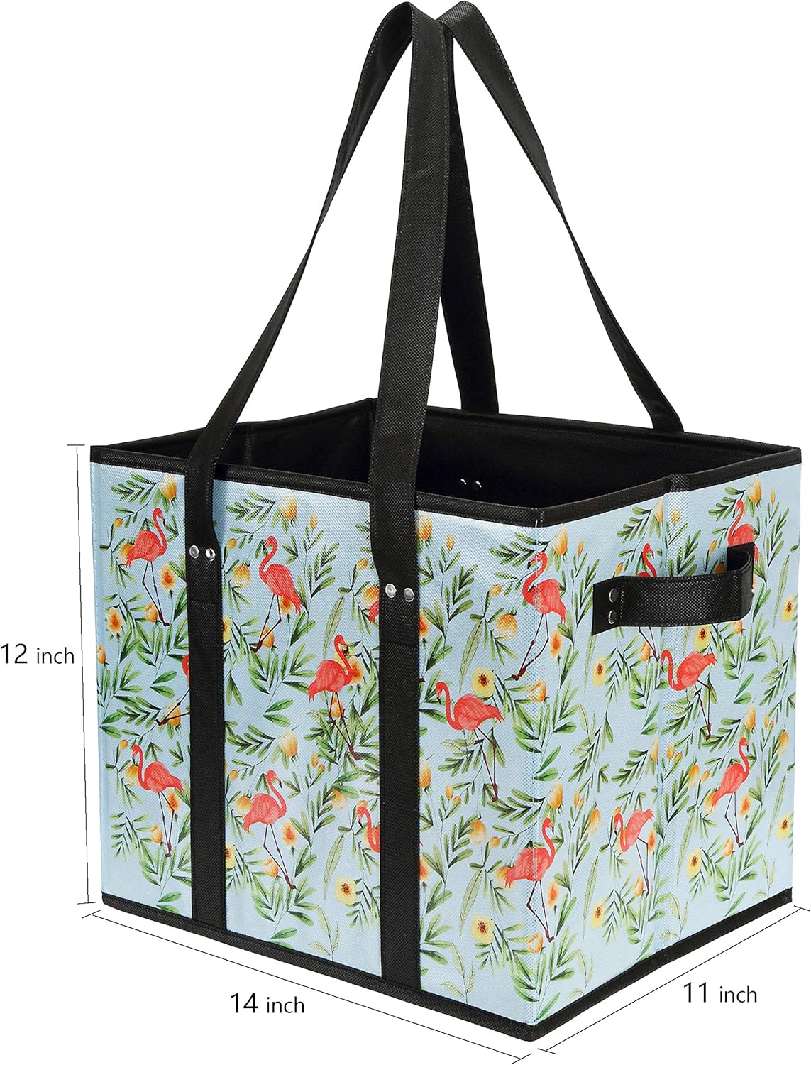Purilite Select™ Heavy-Duty Reusable Grocery Tote Box Bags – 4 Gallon Capacity