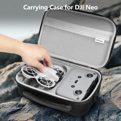 FPVtosky Carrying Case for DJI NEO, Porable Travel Storage Bag for DJI NEO Drone Aceessories (for DJI NEO, Black)