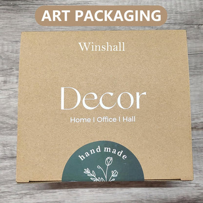 Winshall Home Decor Accents, Resin Thinker Statue Decor 3 PCS, Abstract Bookshelf Decor, Decorative Sculpture for Office,Book Shelf, Figurines Home Decor Accents (Sandstone)