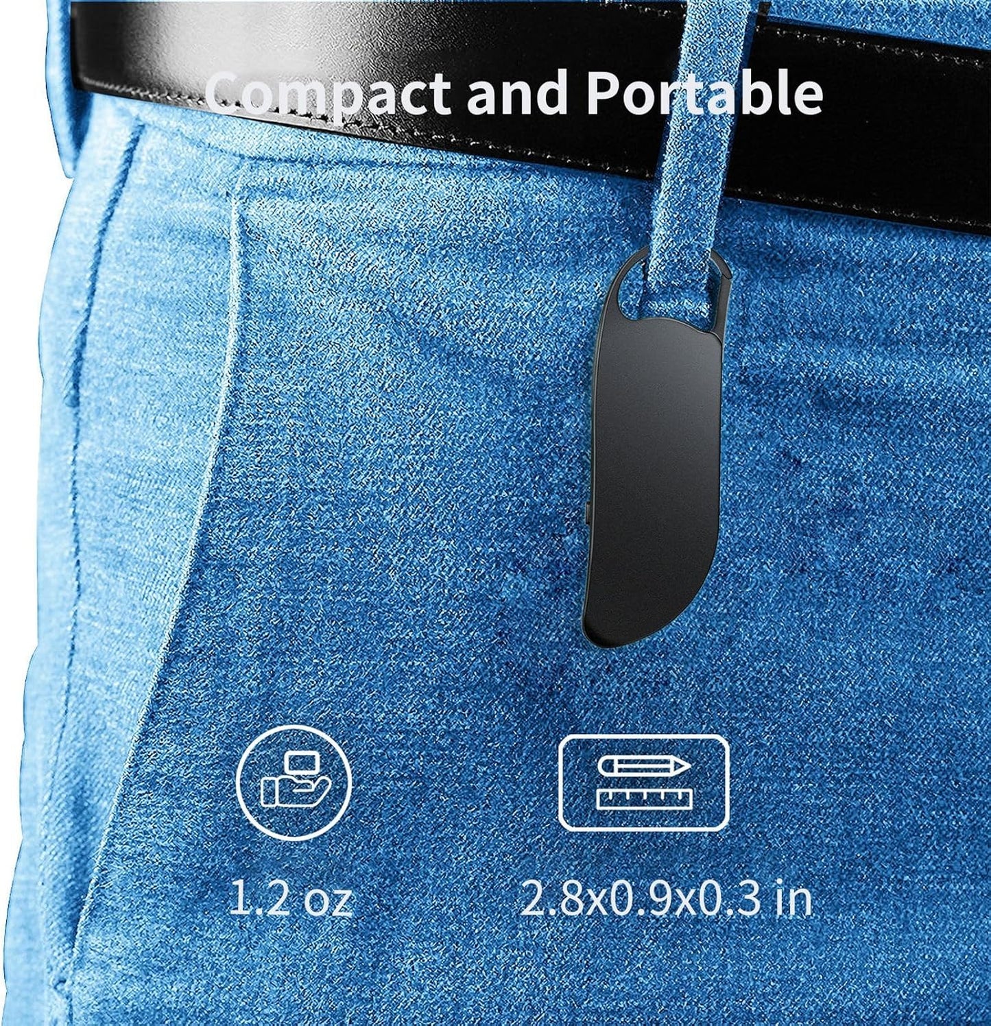 Vandlion 64GB Digital Voice Recorder, 1536kbps Hi-Fi Recording with Noise Reduction, Voice Activated Recorder for Lectures, Meetings, Interviews