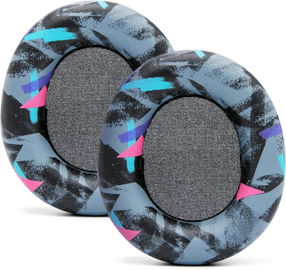 WC Upgraded Replacement Earpads for Steelseries Arctis Nova Pro Wireless Made by Wicked Cushions | Improved Durability, Thickness, Softer Leather, and Sound Isolation | 90's Black