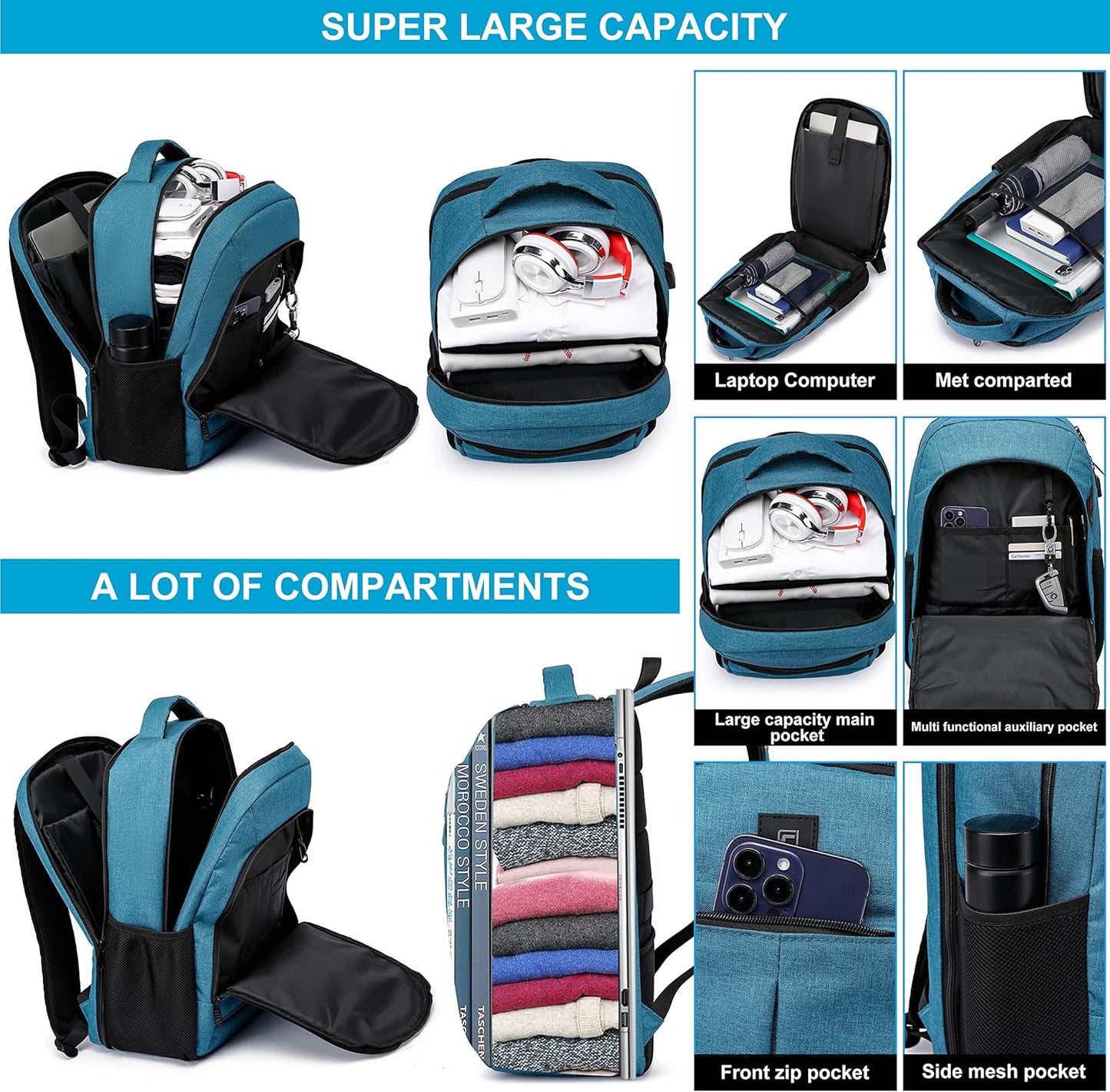 Laptop Backpack Travel Computer Backpack College Bookbag School Backpack