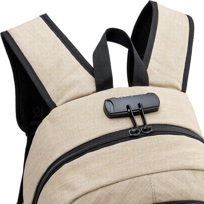 Tzowla Laptop Travel Slim School Backpack Water Resistant Anti-Theft Bag with USB Charging Port and Lock 15.6 Inch Computer Business Backpacks for Men Women College Student Gift,Bookbag Casual Daypack