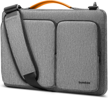 tomtoc 360 Protective Laptop Shoulder Bag for 16-inch MacBook Pro M4/M3/M2/M1 Pro/Max A3403 A3186 A2991 A2485 2024-2019, Water-resistant Sleeve for Dell XPS 15 Surface Book 3 The New Razer Blade 16