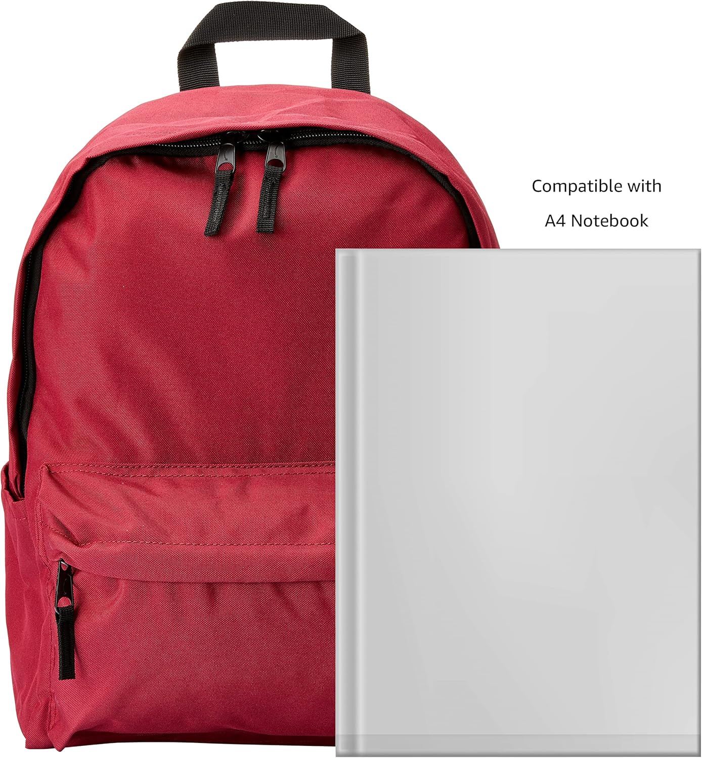Amazon Basics Classic School Backpack - Black