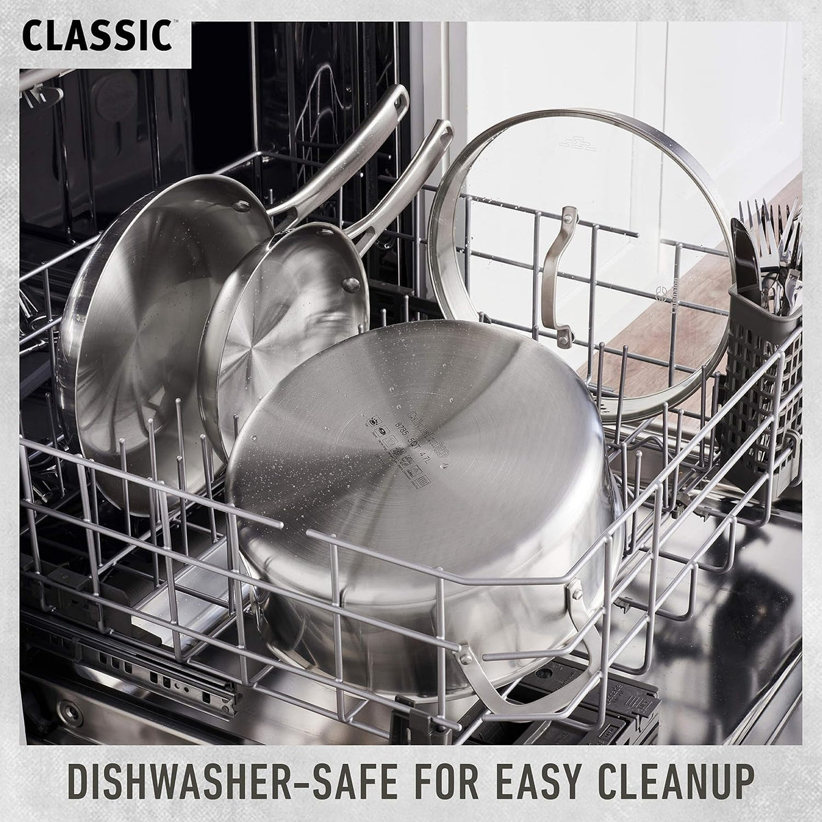 Calphalon Classic Stainless Steel Cookware Set, 10-Piece