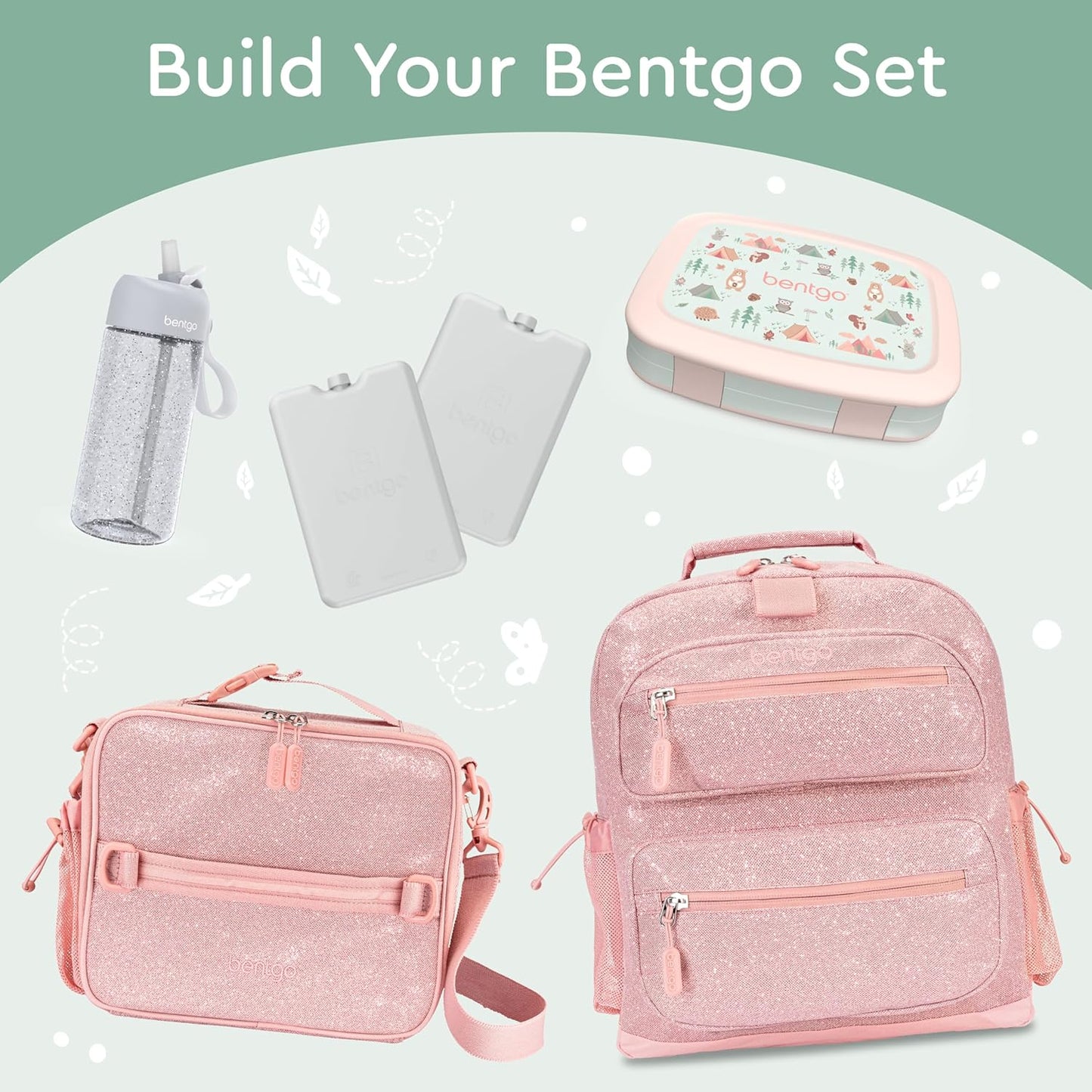 Bentgo Kids Prints (Unicorn) - Leak-Proof, 5-Compartment Bento-Style Kids Lunch Box - Ideal Portion Sizes for Ages 3 to 7 - BPA-Free and Food-Safe Materials