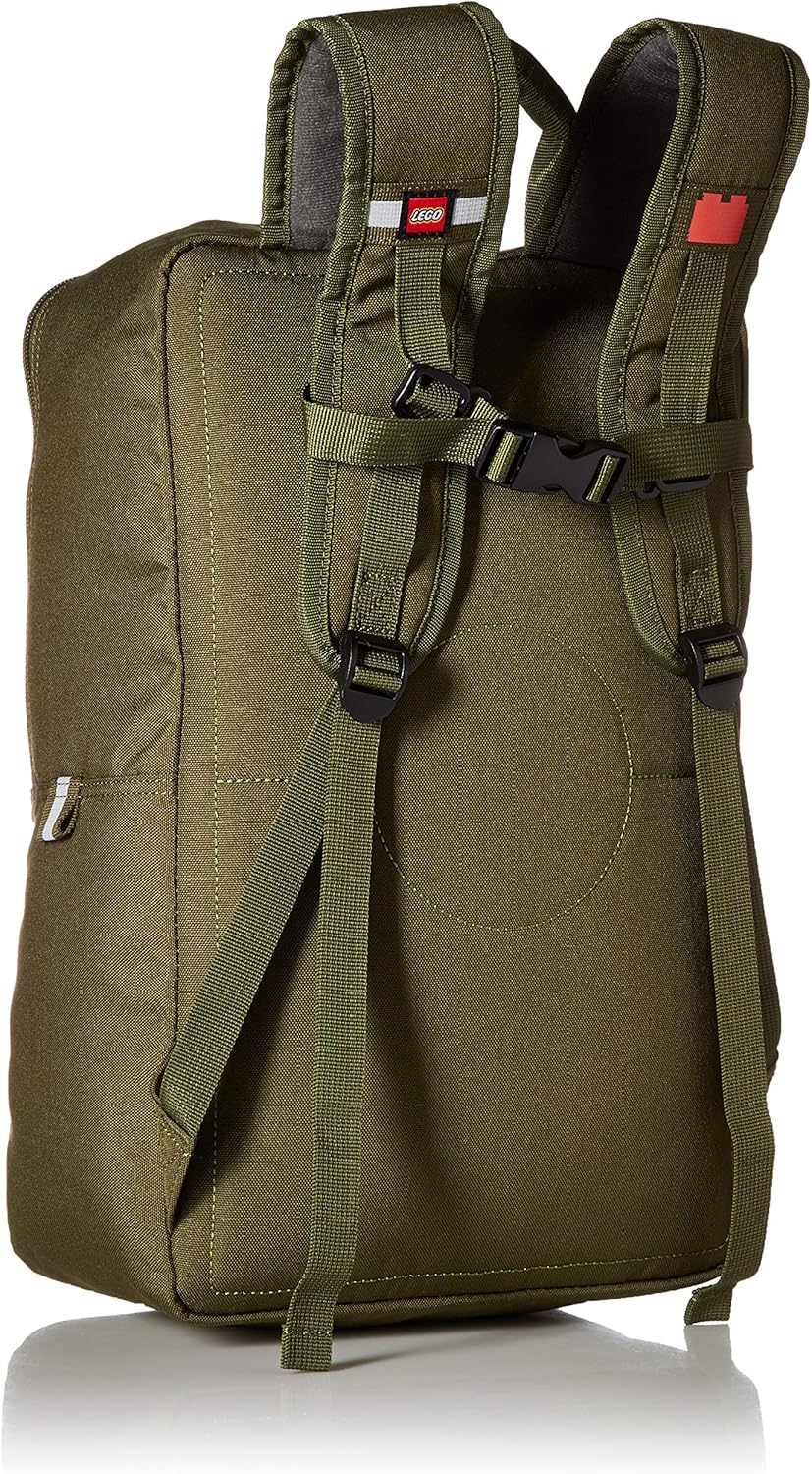 LEGO Lego Brick Backpack-purple Carry-On Luggage, Flame Orange, One Size, Backpack