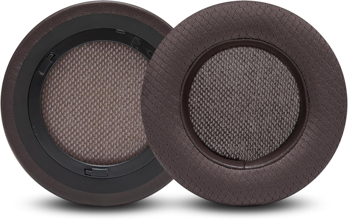 WC Freeze Virtuoso - Hybrid Fabric Cooling Gel Replacement Earpads for Corsair Virtuoso Gaming Headset, Made by Wicked Cushions, Improved Durability, Thickness and Sound Isolation | Red Prism