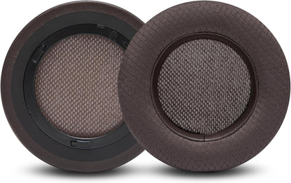 WC Freeze Virtuoso - Hybrid Fabric Cooling Gel Replacement Earpads for Corsair Virtuoso Gaming Headset, Made by Wicked Cushions, Improved Durability, Thickness and Sound Isolation | Gold Marble