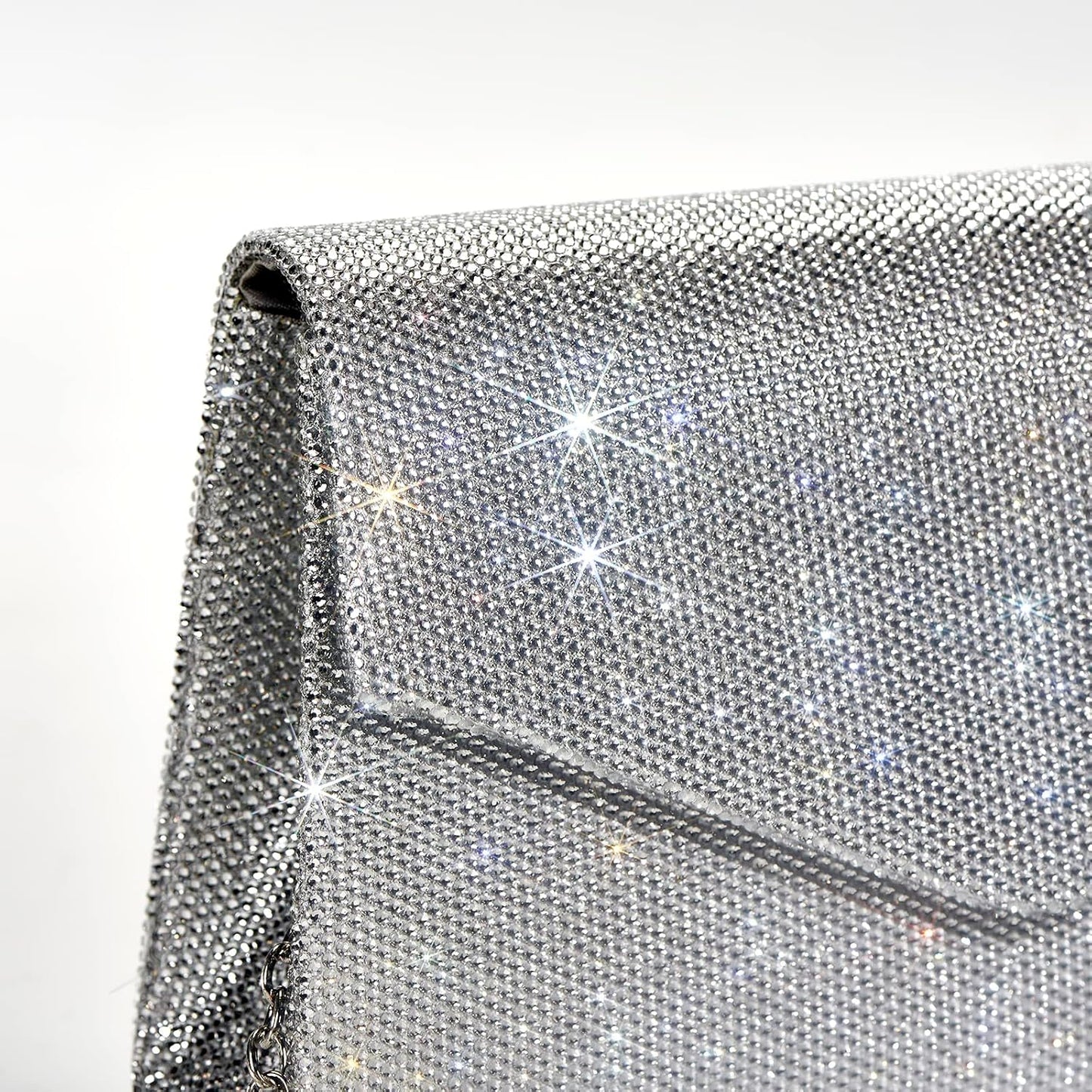 GEGELE Women's Sparkly Evening Bags Glitter Rhinestone Clutch Purse for Party Prom Wedding