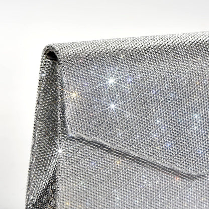 GEGELE Women's Sparkly Evening Bags Glitter Rhinestone Clutch Purse for Party Prom Wedding