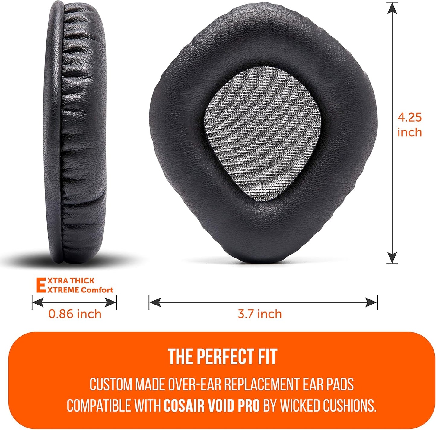 WC Upgraded Replacement Earpads for Corsair Void & Corsair Void Pro Wired & Wireless Gaming Headsets Made by Wicked Cushions | Improved Durability, Thickness, and Sound Isolation | (Red Camo)