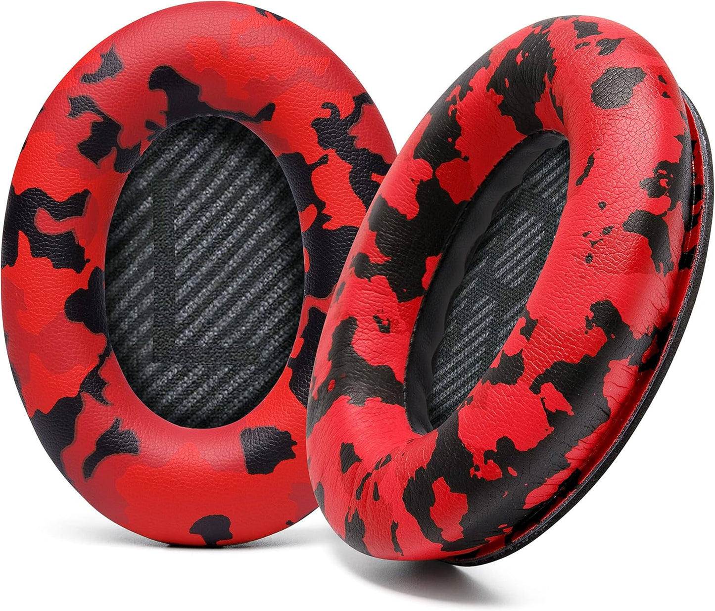 WC Wicked Cushions Upgraded Replacement Ear Pads for Bose QC35 & QC35ii (QuietComfort 35) Headphones & More - Softer Leather, Luxurious Memory Foam, Added Thickness, Extra Durability | Midnight Blue