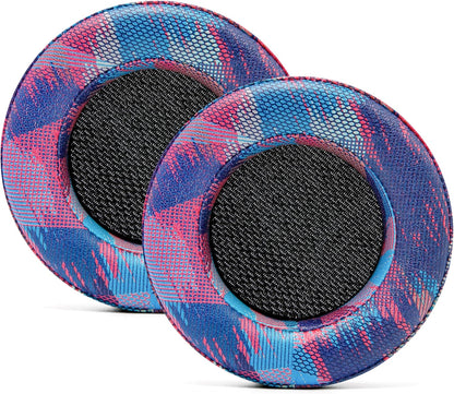 WC Upgraded Replacement Earpads for Corsair Virtuoso RGB Wireless Gaming Headset Made by Wicked Cushions | Improved Durability, Thickness, Softer Leather, and Sound Isolation | (Geo Grey)
