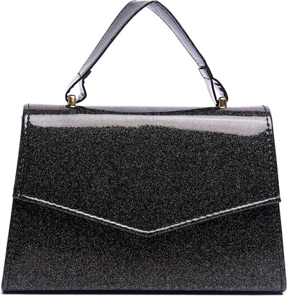 MUDUO Women's Glittering Evening Bag Party Clutches Wedding Purses Cocktail Prom Handbags - PuriLite