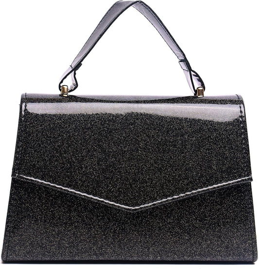 MUDUO Women's Glittering Evening Bag Party Clutches Wedding Purses Cocktail Prom Handbags - PuriLite