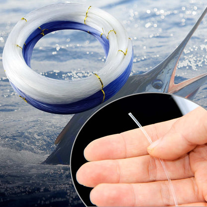 Monofilament Fishing Line Nylon Mono Lines 500M- (13LB-396 LB) Super Strong Monofilament Fishing Leader Line Speargun Line for Saltwater/Freshwater, 547yds