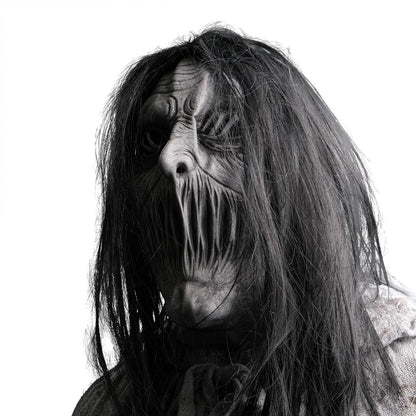 Mouthless scary ghost Halloween mask, zombie demon Creepiest Latex scary mask