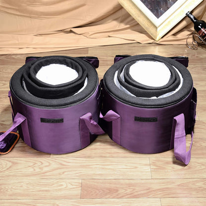 TOPFUND F Note Crystal Singing Bowl Heart Chakra 8 inch with Heavy Duty Carrying Case and Suede Striker