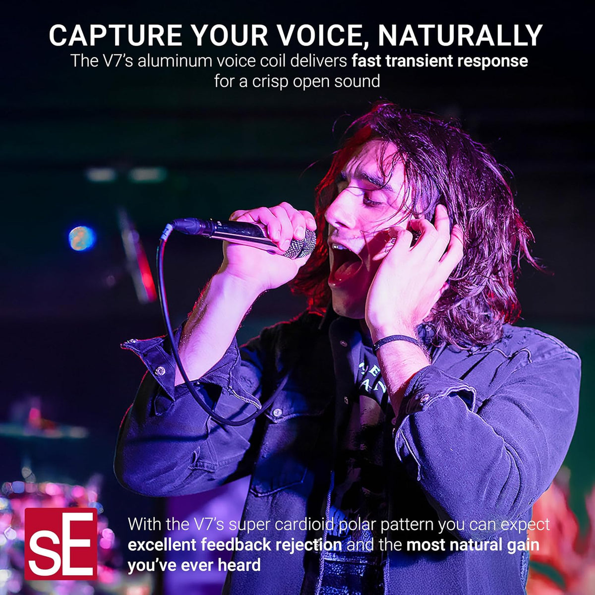 SE ELECTRONICS - V7 Studio Grade Handheld Microphone Supercardioid