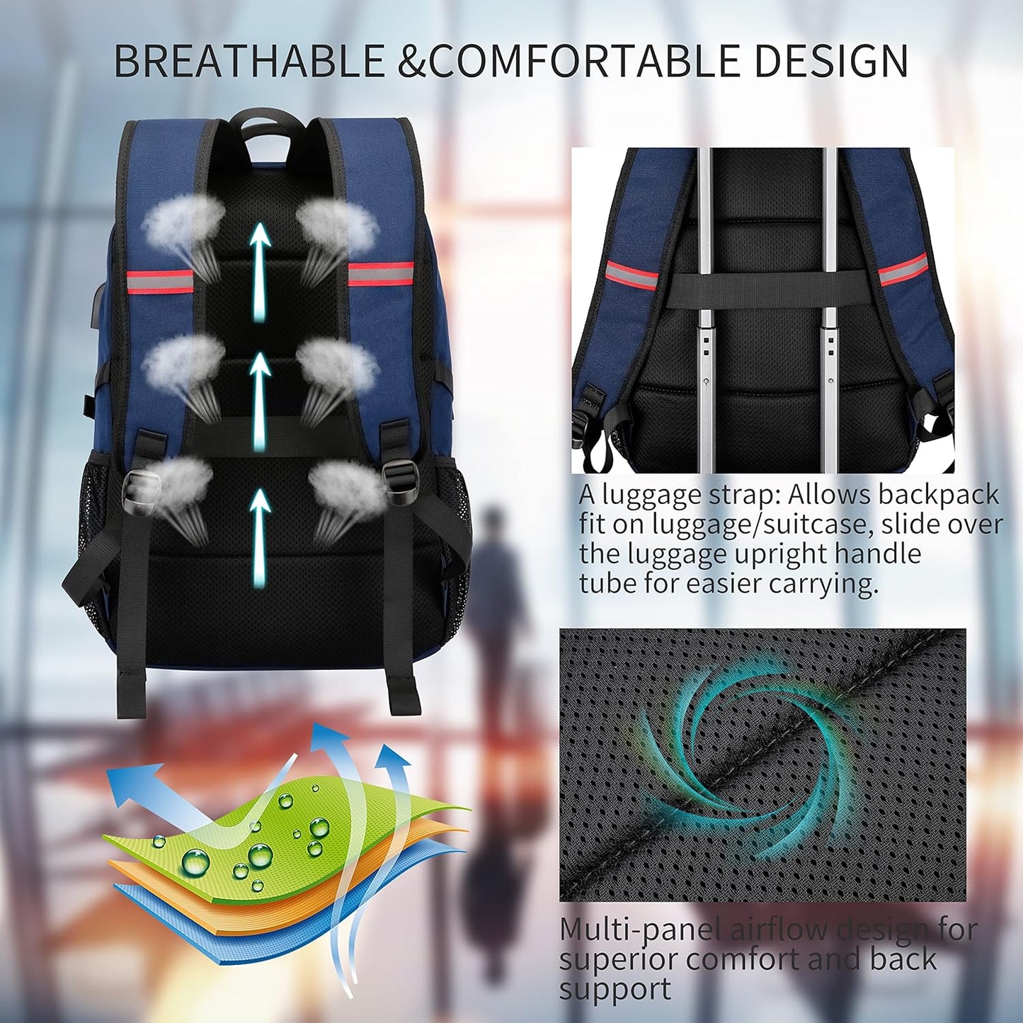 Laptop Backpack Travel Computer Backpack College Bookbag School Backpack