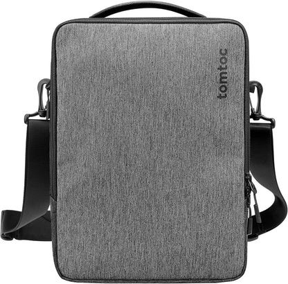 tomtoc 360 Protective Laptop Shoulder Bag for 16-inch MacBook Pro M4/M3/M2/M1 Pro/Max A3403 A3186 A2991 2024-2021, 15-inch MacBook Air 2025-2023, Dell XPS 16/15, Cordura Ballistic Nylon Fabric