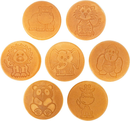 Animal Mini Pancake Pan - Make 7 Unique Flapjack Zoo Animals, Including a Elephant, Giraffe and More- Nonstick Pan Cake Maker Griddle for Breakfast Fun & Easy Cleanup, Unique Holiday Breakfast or Gift