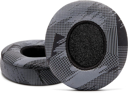 WC Extra Thick Replacement Earpads for Beats Solo 2 & 3 by Wicked Cushions - Ear Pads for Beats Solo 2 & 3 Wireless ON-Ear Headphones - Soft Leather, Luxury Memory Foam, Strong Adhesive | White