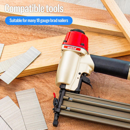 meite F50 18 Gauge 2-Inch Leg Length Galvanized Brad Nail Ideal for Upholstery, Trims, Molding, Woodworking 5000pcs/Box (1 Box)