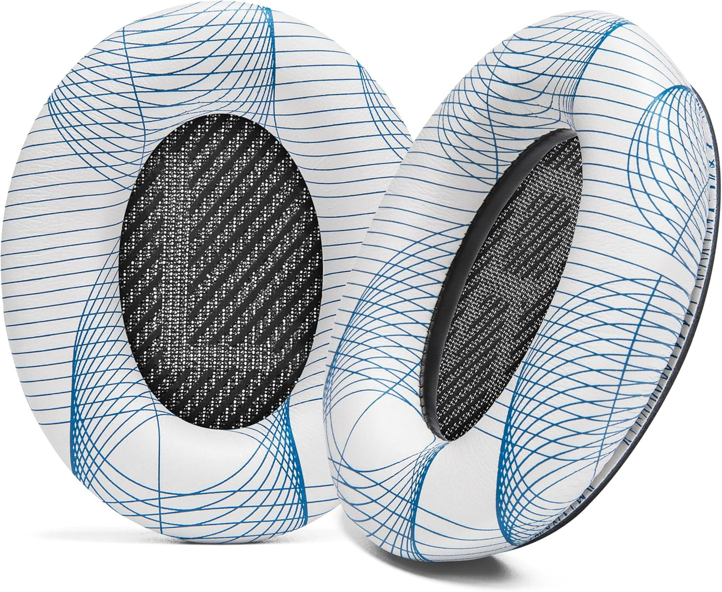 WC Wicked Cushions Upgraded Replacement Ear Pads for Bose QC35 & QC35ii (QuietComfort 35) Headphones & More - Softer Leather, Luxurious Memory Foam, Added Thickness, Extra Durability | Midnight Blue