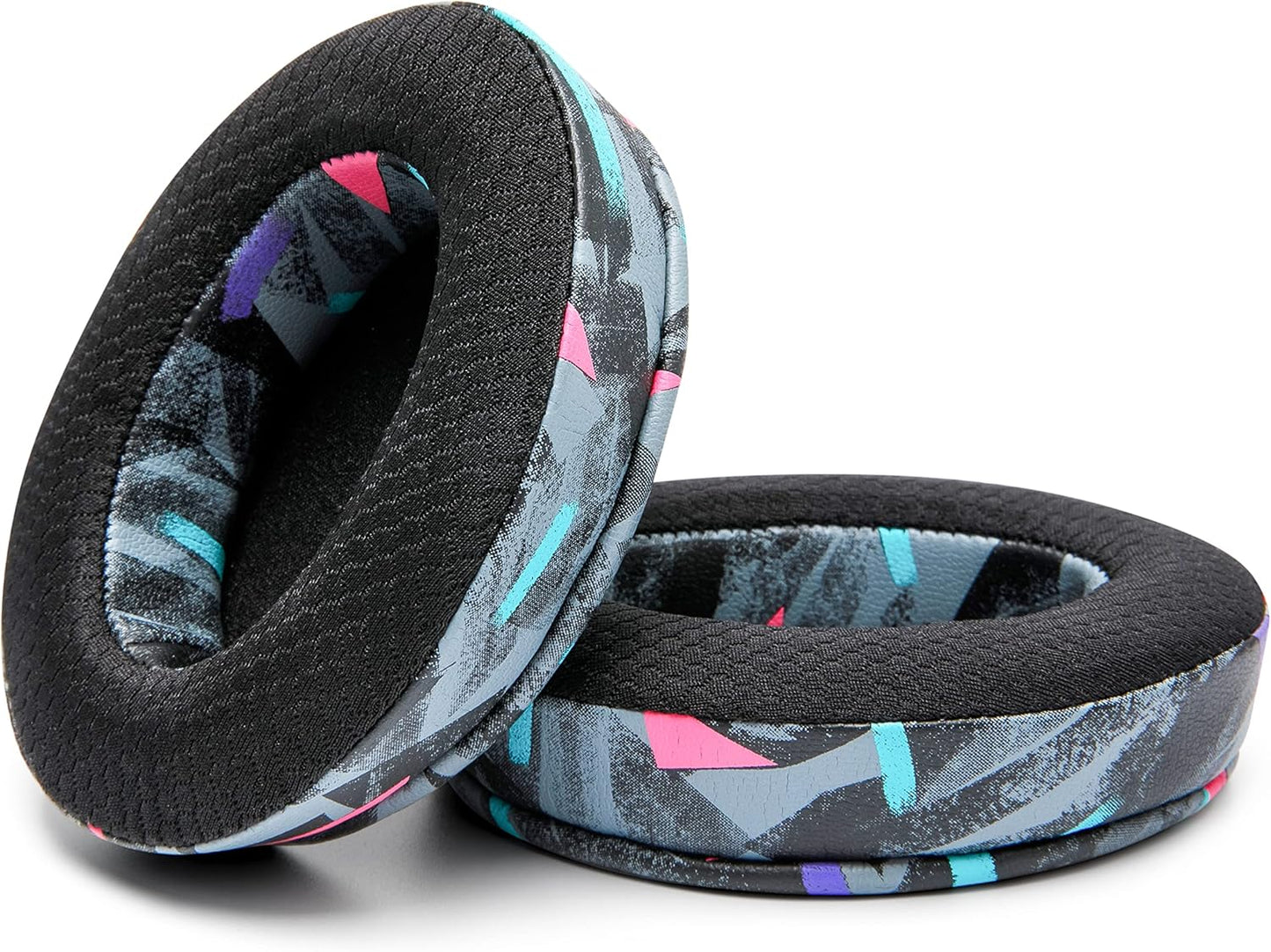 WC Freeze for Arctis Nova - Hybrid Fabric Cooling Gel Replacement Earpads for Arctis Nova Pro Wired, Nova 7, 5, 4, 3, 1 - Made by Wicked Cushions (Does Not Fit Nova Pro Wireless) | Black