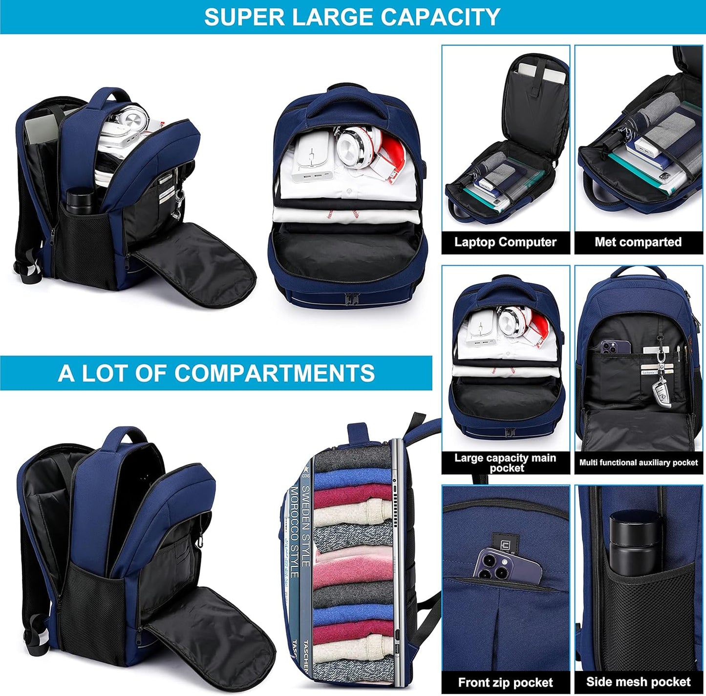 Laptop Backpack Travel Computer Backpack College Bookbag School Backpack