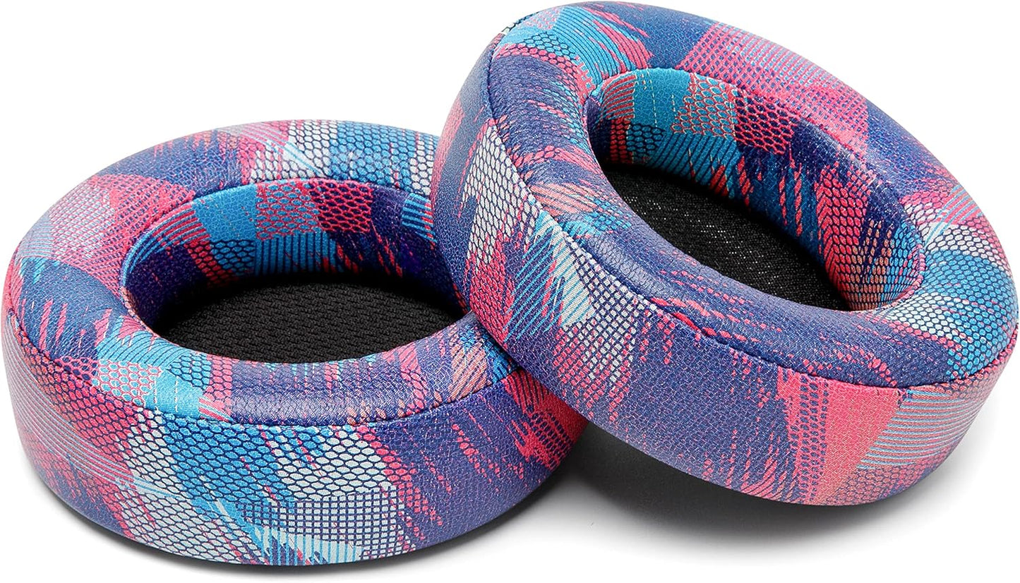 WC Upgraded Replacement Earpads for Corsair Virtuoso RGB Wireless Gaming Headset Made by Wicked Cushions | Improved Durability, Thickness, Softer Leather, and Sound Isolation | (Black Camo)