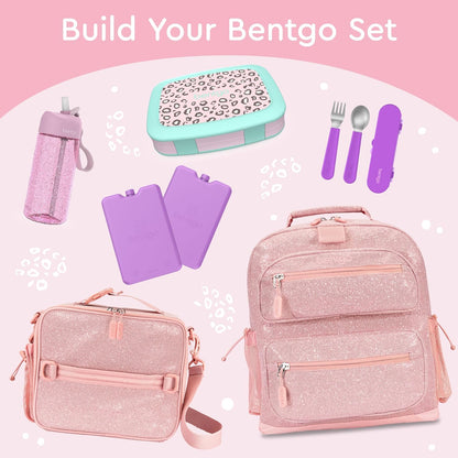 Bentgo Kids Prints Leak-Proof, 5-Compartment Bento-Style Kids Lunch Box - Ideal Portion Sizes for Ages 3-7, Durable, Drop-Proof, Dishwasher Safe, & Made with BPA-Free Materials (Green Rainbow)