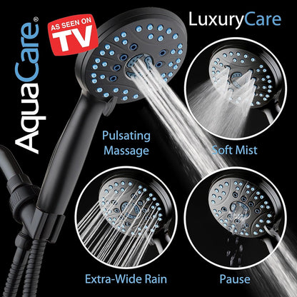 Purilite Select 8-Setting Handheld Shower Head – High Pressure, Self-Cleaning, Total Shower Hygiene System