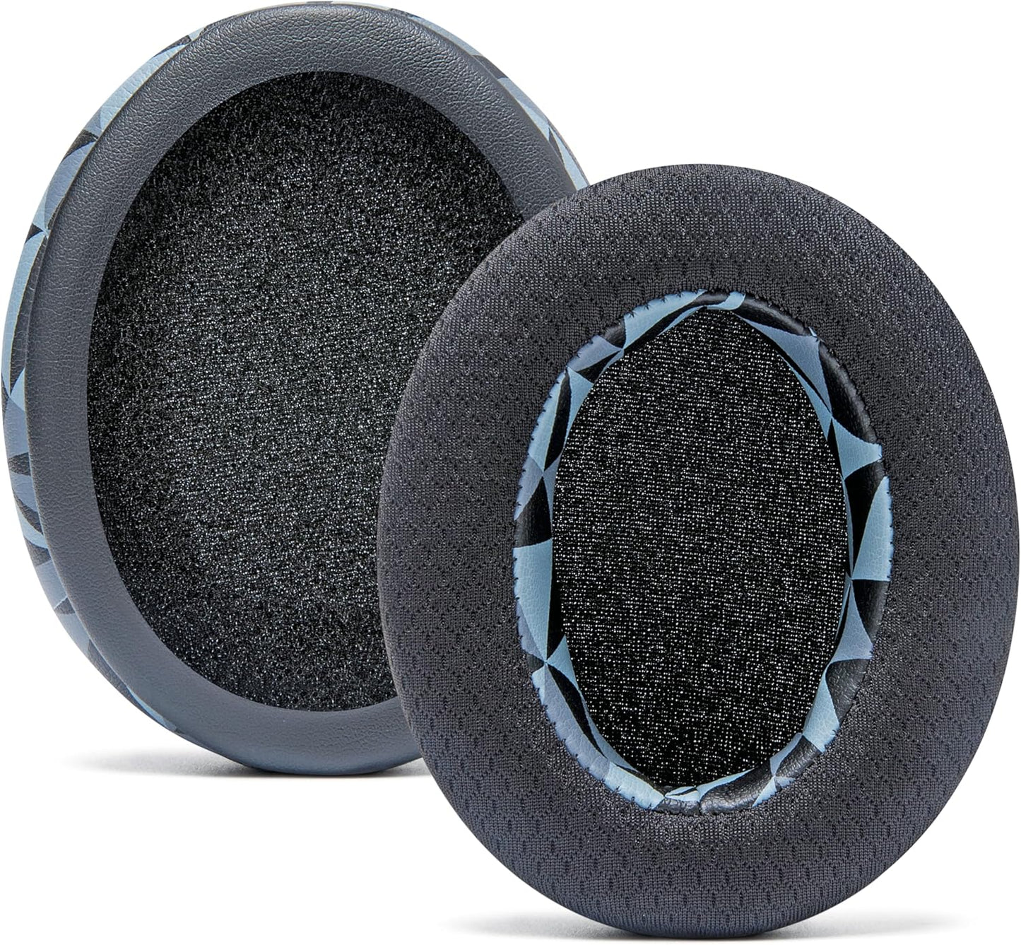 WC Freeze for Arctis Nova - Hybrid Fabric Cooling Gel Replacement Earpads for Arctis Nova Pro Wired, Nova 7, 5, 4, 3, 1 - Made by Wicked Cushions (Does Not Fit Nova Pro Wireless) | Black