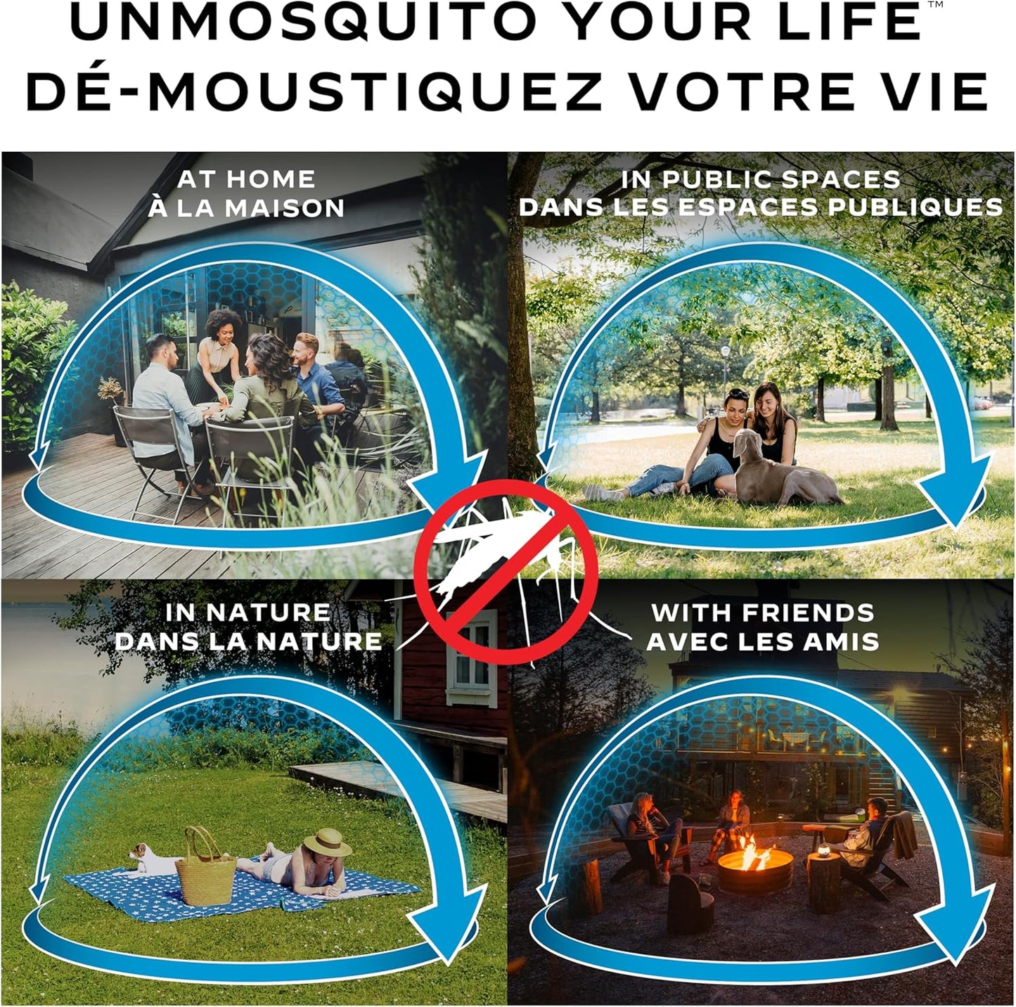 Thermacell Patio Shield Mosquito Repellent E-Series E65X Rechargeable Repeller; 20’ Mosquito Protection Zone; Includes 36-Hour Repellent Refill; No Spray, Flame or Scent; Docking Station