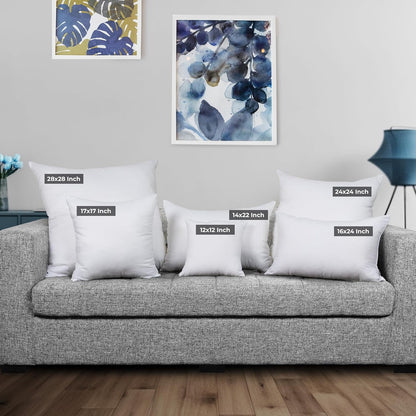 Utopia Bedding Throw Pillows Insert (Pack of 2, White) - 20 x 20 Inches Bed and Couch Pillows - Indoor Decorative Pillow